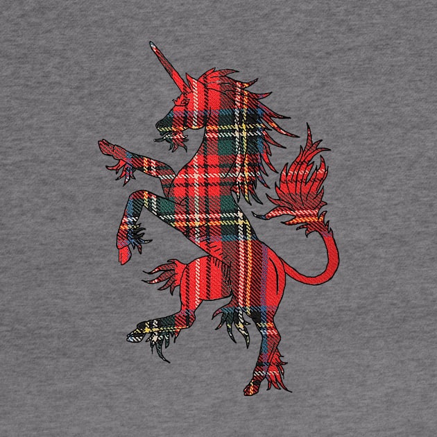 Tartan Unicorn by the kilt